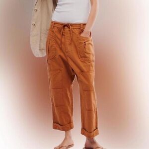 Free People Orange Trousers